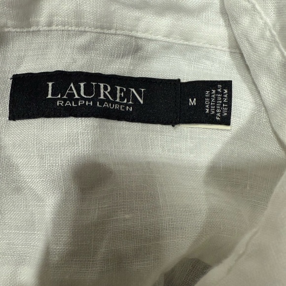 Ralph Lauren Linen Button Down Shirt - Picture 7 of 8